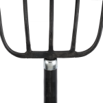 Forged fork with 5 prongs for collecting hay and manure