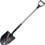 Stamped shovel for removing soil