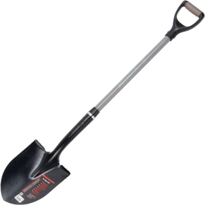 Stamped shovel for removing soil
